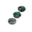 3pcs Abalone Shell Trumpet Key Buttons Replacement 1.3cm Accessories 13
