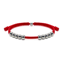 Golf Score Counter Beads Bracelet Adjustable Cords Red Golf Accessory