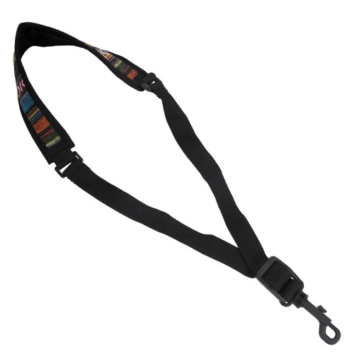Universal Cotton Adjustable Saxophone Neck Strap Folk Style 34cm 2