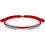 Golf Score Counter Beads Bracelet Adjustable Cords Red Golf Accessory 5