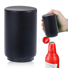 Apribottiglie automatico per birra, in acciaio inossidabile di alta qualità, azionabile con una sola mano, apertura rapida e semplice, funzionalità