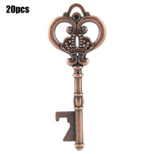 Flaschenöffner-Kollektion in Schlüsselform, aus Metalllegierung, ideal als Gastgeschenk oder Souvenir für Hochzeiten und Partys, 20-teilige