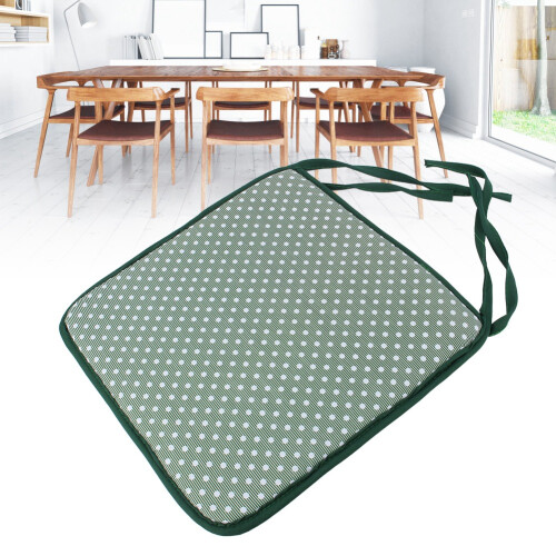 Almofada de assento confortável, design antiderrapante para cadeiras internas e externas, material de alta qualidade, tecido macio cinza, multiuso e 2