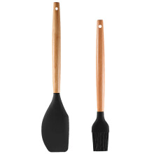 Ustensile de bucătărie din silicon, ușor de utilizat și de depozitat, perfecte pentru sarcini de gătit rezistente la căldură, 2 bucăți