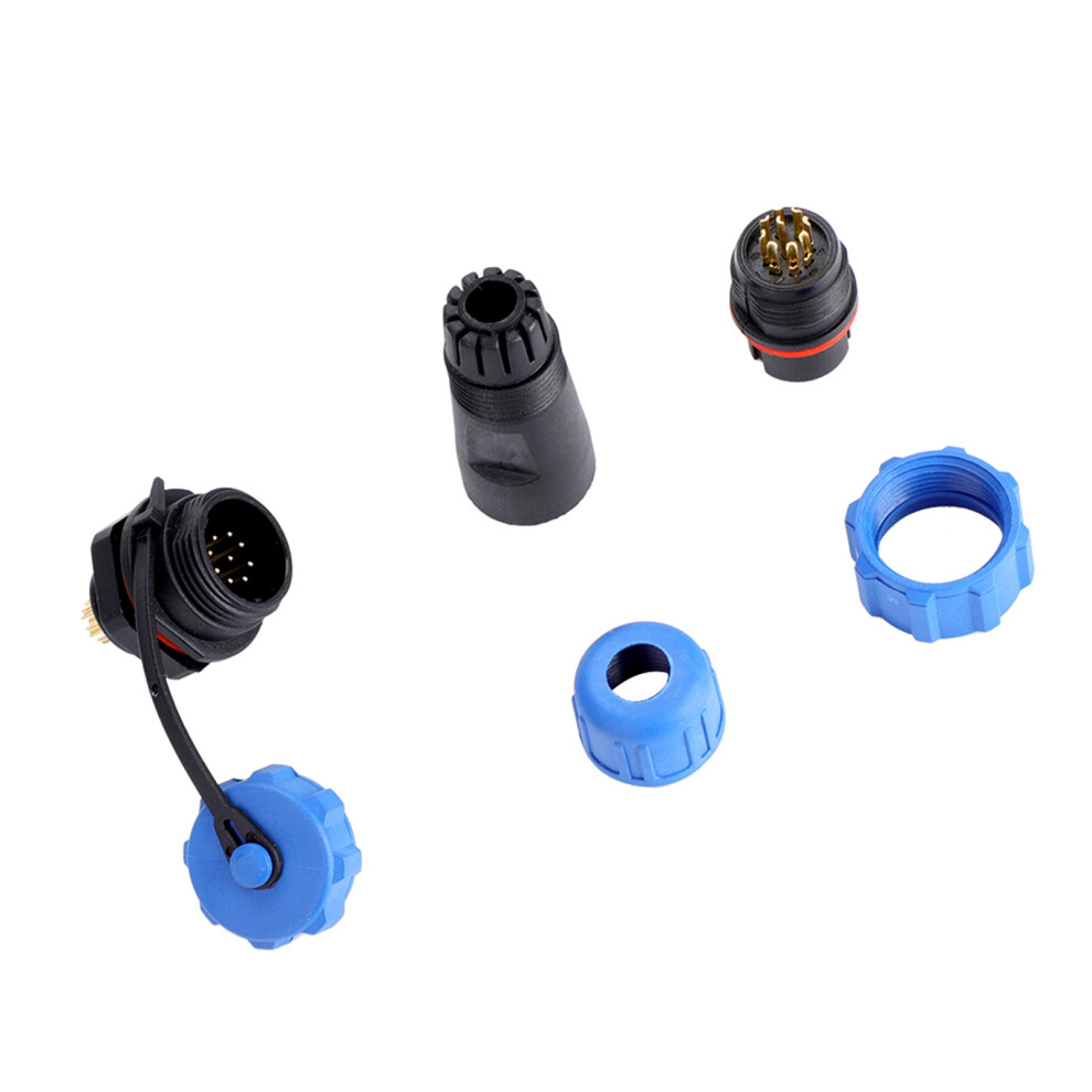 Outdoor Waterproof 9Pin Plastic Plug Socket Ip67 Connector Sp13 For Outdoor Use 3581362850801