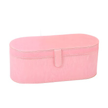 Stylish PU Hair Tool Organizers Compact Heatproof Design-Red