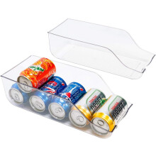 Coș de gunoi din plastic fără BPA, cu depozitare compactă, margine frontală ridicată pentru un organizator de sticle durabil și robust în