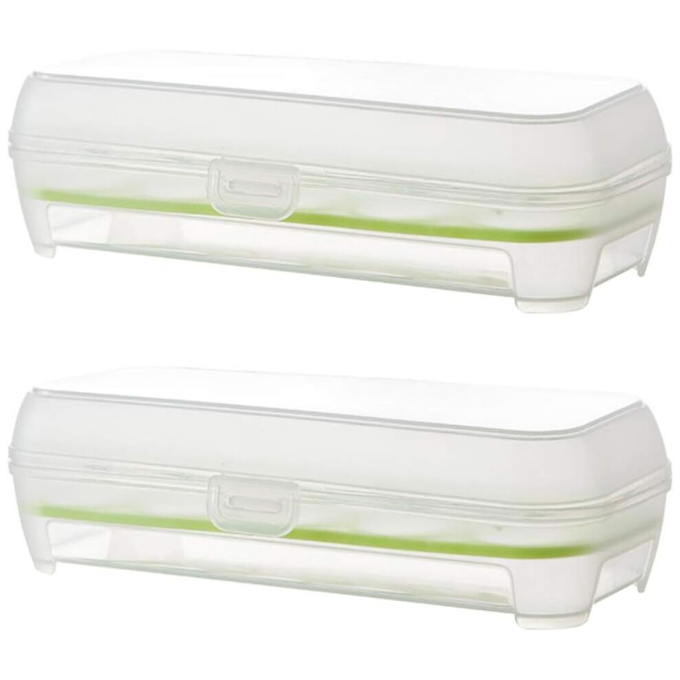 Egg Storage Case For Refrigerator, Egg Box With Lid Shockproof Storage Case For Outdoor Camping, Clear Designs Allow Easy Monitoring, 2 Pieces Without-image-OPC-PN5H52N-NEW