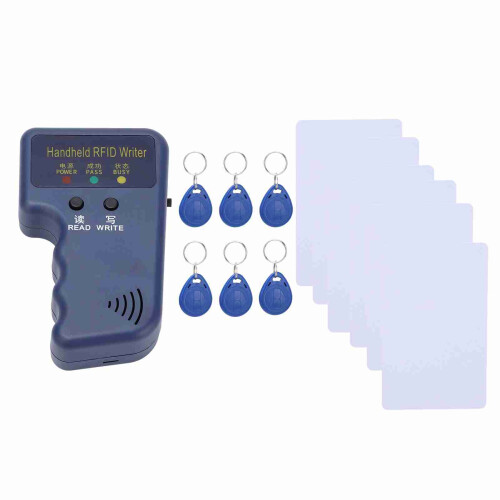 Compact RFID ID Card Reader Writer Duplicator 6 Tags & Cards Set 2