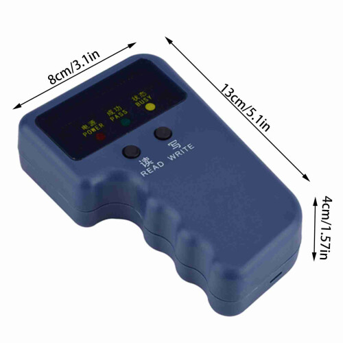 Compact RFID ID Card Reader Writer Duplicator 6 Tags & Cards Set 1