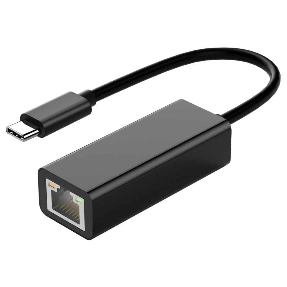 Usb Typec To Ethernet Adapter Gigabit Converter Generic Usbc Ethernet Adapter For Laptops And Tablets Black 9067246882839
