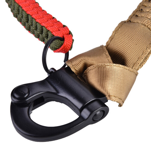 Schnellverschluss Bungee-Gewehrschlinge, Tan, 6000N, 55cm 2