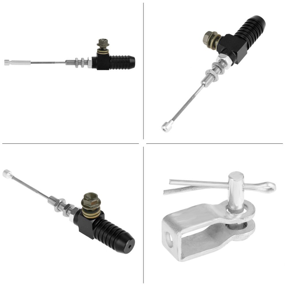 Universal M10x1.25mm Aluminum Hydraulic Clutch Master Cylinder - Black 8141362854008