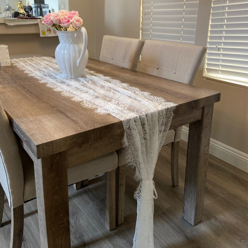 Vintage Floral Table Runner For Rustic Wedding Decoration White-image-OPC-PN5HHTQ-NEW