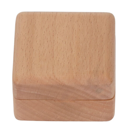 Exquisite, handgefertigte Ringbox aus Holz 2