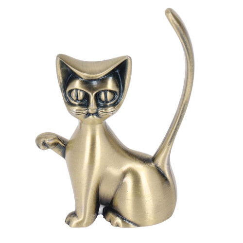 Ringhouder met kattengoddesign, zinklegering 1