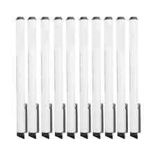 10 rotuladores de microlínea de 0,5 mm con tinta negra de excelente calidad.