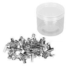 30 clips de metal con chinchetas creativas de acero inoxidable
