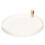 Plat à bijoux blanc, style rond simple, étanche 1