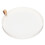 Plat à bijoux blanc, style rond simple, étanche 2