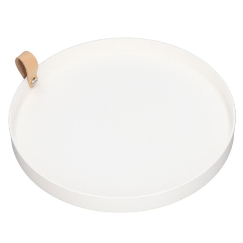 Plat à bijoux blanc, style rond simple, étanche 1