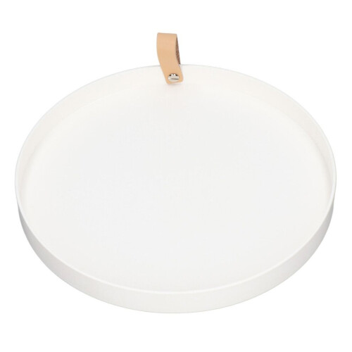 Plat à bijoux blanc, style rond simple, étanche 2