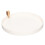 Plat à bijoux blanc, style rond simple, étanche 4