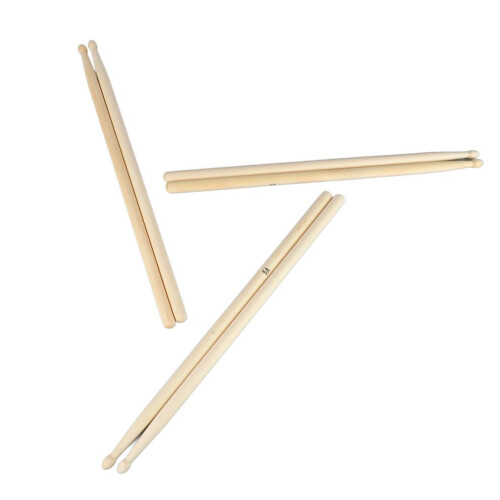 3 Pairs 5A Drumstick Sturdy Solid Wood Anti Slip 2