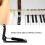 Cubierta duradera para teclado de piano con control de descenso 2