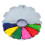 Crayon Washable Rotatable Round Box Oil Pastel Set 1