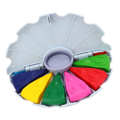 Crayon Washable Rotatable Round Box Oil Pastel Set 1