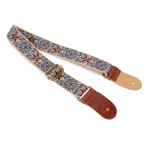Ukulelerem i broderistil i retro-metallspänne 2