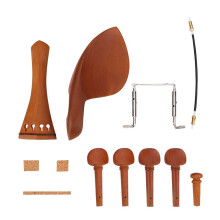 1 juego de piezas de violín de madera de azufaifo, accesorios 4/4
