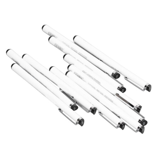 10PCS Waterproof Micro Line Pens Glossy Water 1