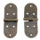 10 Sets 180 Degree Folding Hinges Round Edges 2
