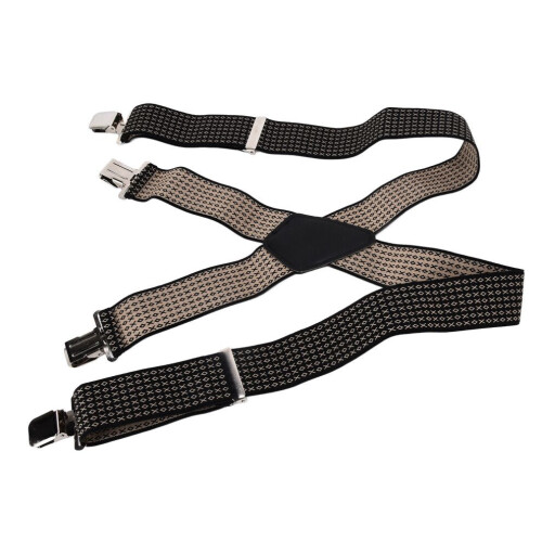 X Back Suspenders Elastic Adjustable Holdup 2