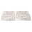 2 Pcs Bowl Cozy Template Acrylic Exquisite Bowl 1