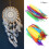 100 plumas de colores para manualidades. 5