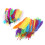 100 plumas de colores para manualidades. 3