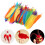 100 plumas de colores para manualidades. 4