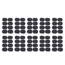 80 coussinets en silicone noir pour embouchure de saxophone