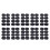 80 coussinets en silicone noir pour embouchure de saxophone 1