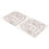 2 Pcs Bowl Cozy Template Acrylic Exquisite Bowl 2