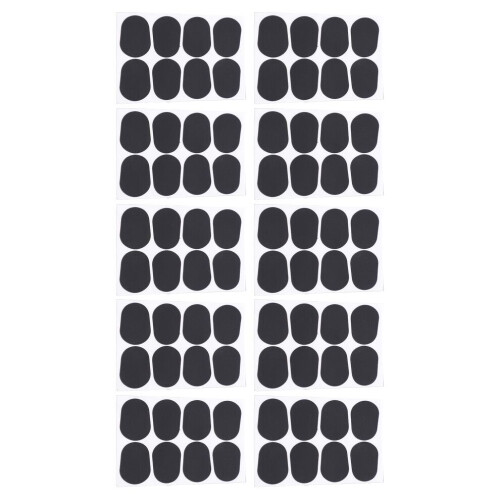 80 coussinets en silicone noir pour embouchure de saxophone 2