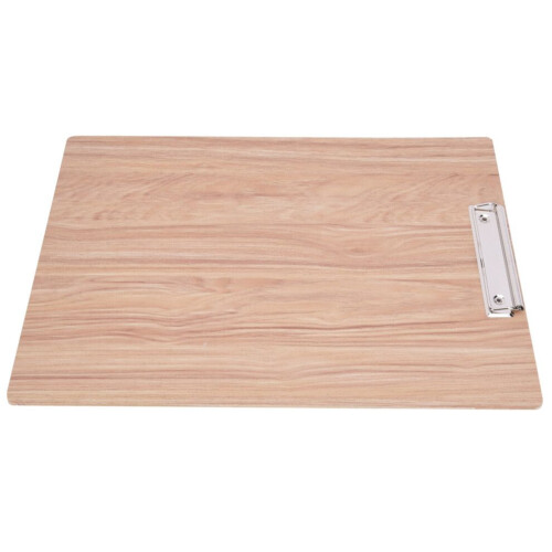 8K houten schetsklembord metalen clip art 2