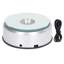 Drehbarer Präsentationsständer, 360 drehbare LED-Leuchten, 80