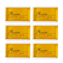 6 piezas de resina para violín y cuerda de arco.