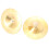 2 Pcs Kid Cymbals Copper Wood Handle Belly Dancing 3