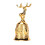 Deer Shape Hand Bell Vintage Plating Process 5