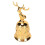 Deer Shape Hand Bell Vintage Plating Process 2